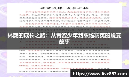 林葳的成长之路：从青涩少年到职场精英的蜕变故事